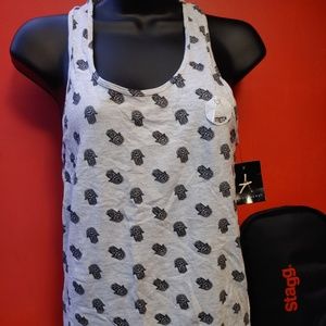 Hamsa Print Tank Top